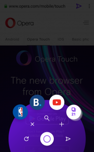 FAB in page view on Android
