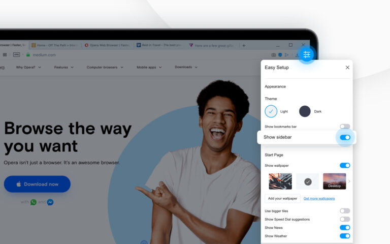 Customization - Opera Help