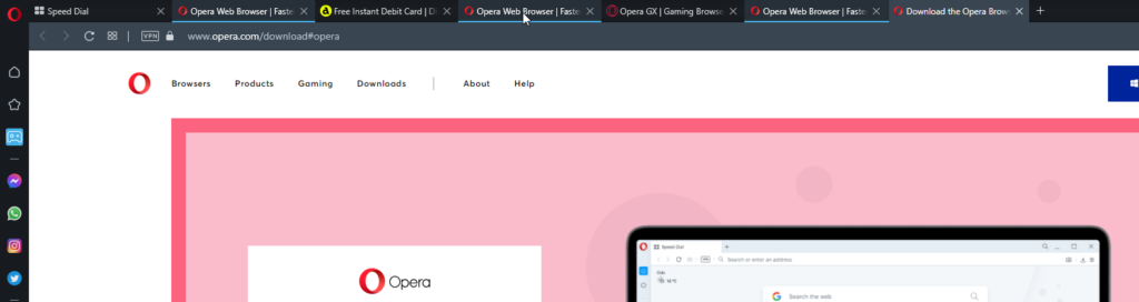 how to disable tab snoozing in opera gx