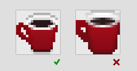 Anti-aliasing and pixellation