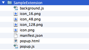 Extension folder structure