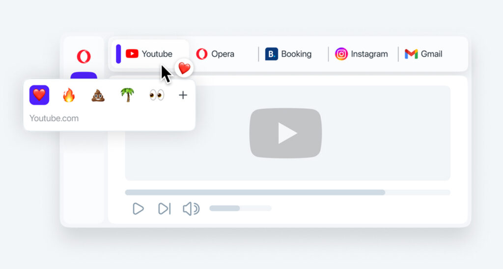 Decorate your tabs with Tab Emojis.