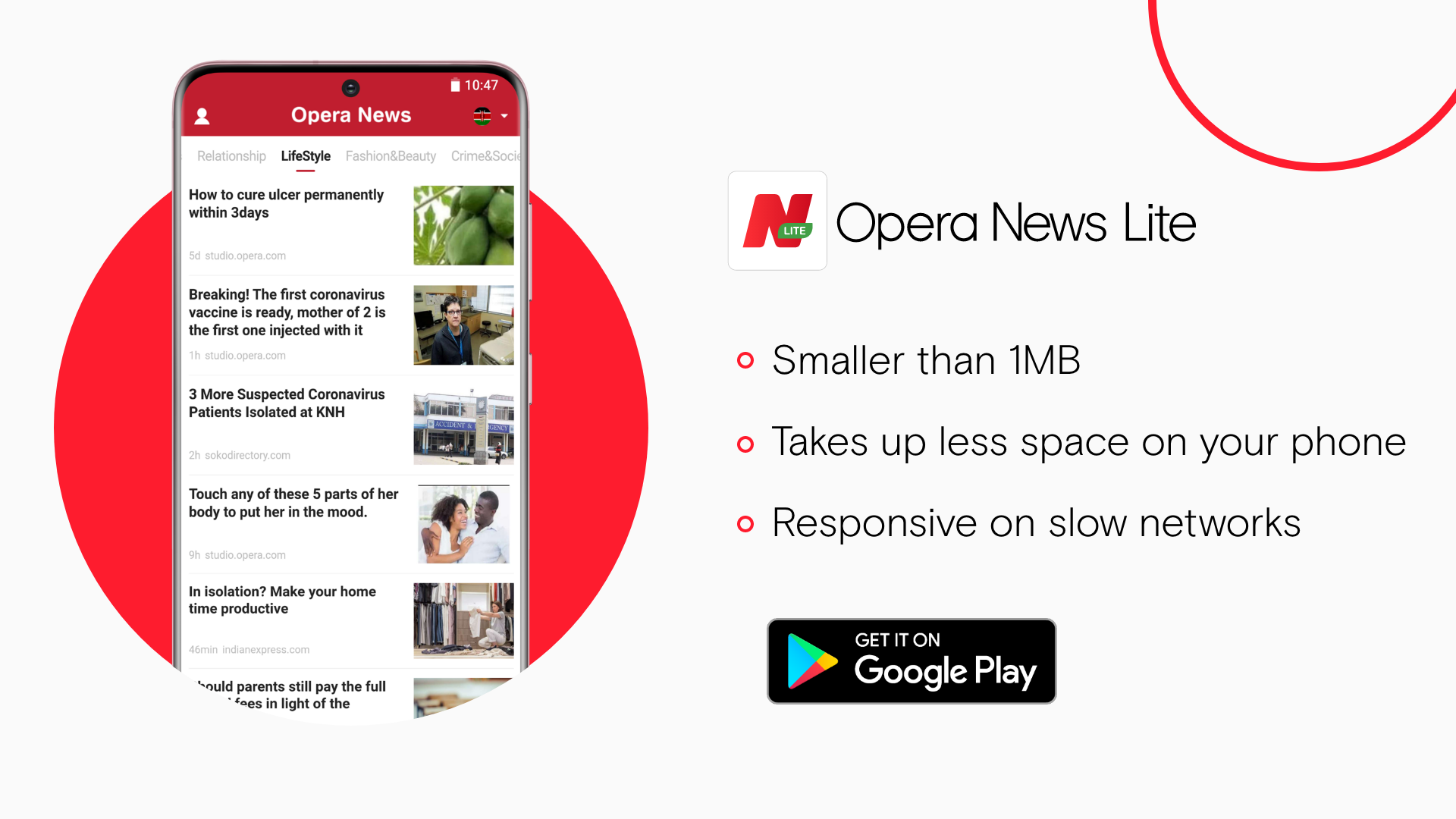 Opera introduces Opera News Lite Opera Newsroom