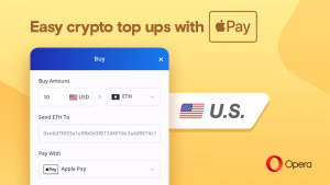 Opera Crypto Wallet US top ups