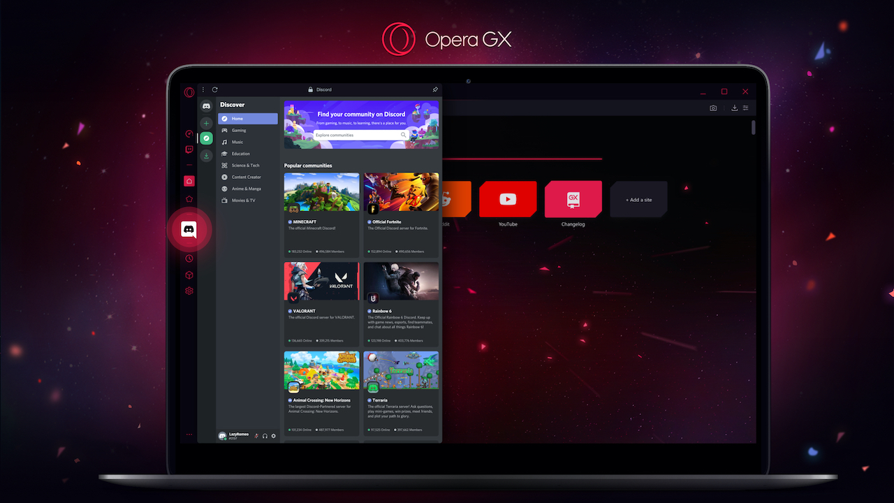 opera gx chromebook