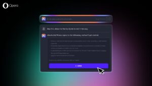 Opera is making it possible for you to use Aria AI without sign-in requirements.